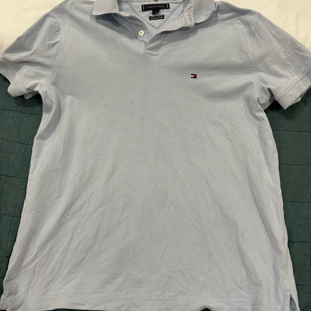 Tommy Hilfiger Sky Blue Men's Polo Shirt